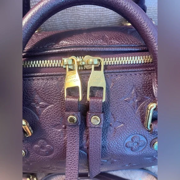 LOUIS VUITTON Empreinte Speedy Bandouliere 25 Leather HandBag - Picture 3 of 17